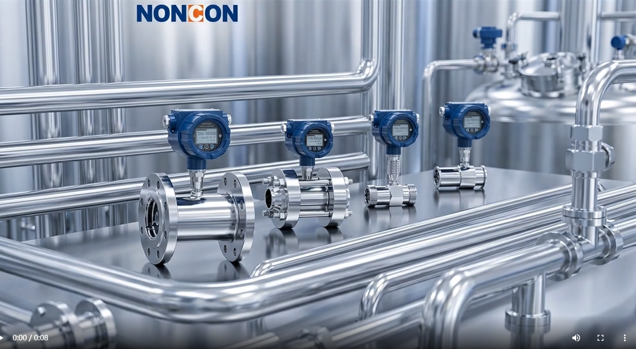 NONCON liquid turbine flow meter 